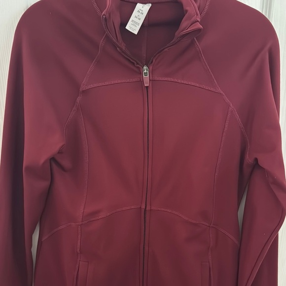 Marika Women's Burgundy Athletic Jacket - Picture 4 of 6